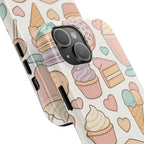 Capymo Family Kawaii Dessert Phone Case – “Sweet Tooth Collection” Ice Cream, Cake, and Candy Cute Pastel Design