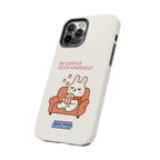 Capymo Family “Be Gentle With Yourself” Phone Case – Cozy Bunny Self-Care Quote Cover