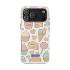 Capymo Family Kawaii Dessert Phone Case – “Sweet Tooth Collection” Ice Cream, Cake, and Candy Cute Pastel Design
