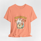 Capymo Family Kawaii Bunny Soft Cotton T-Shirt – "Nap Goals" "Toto" The Bunny Cute Tee (Unisex)