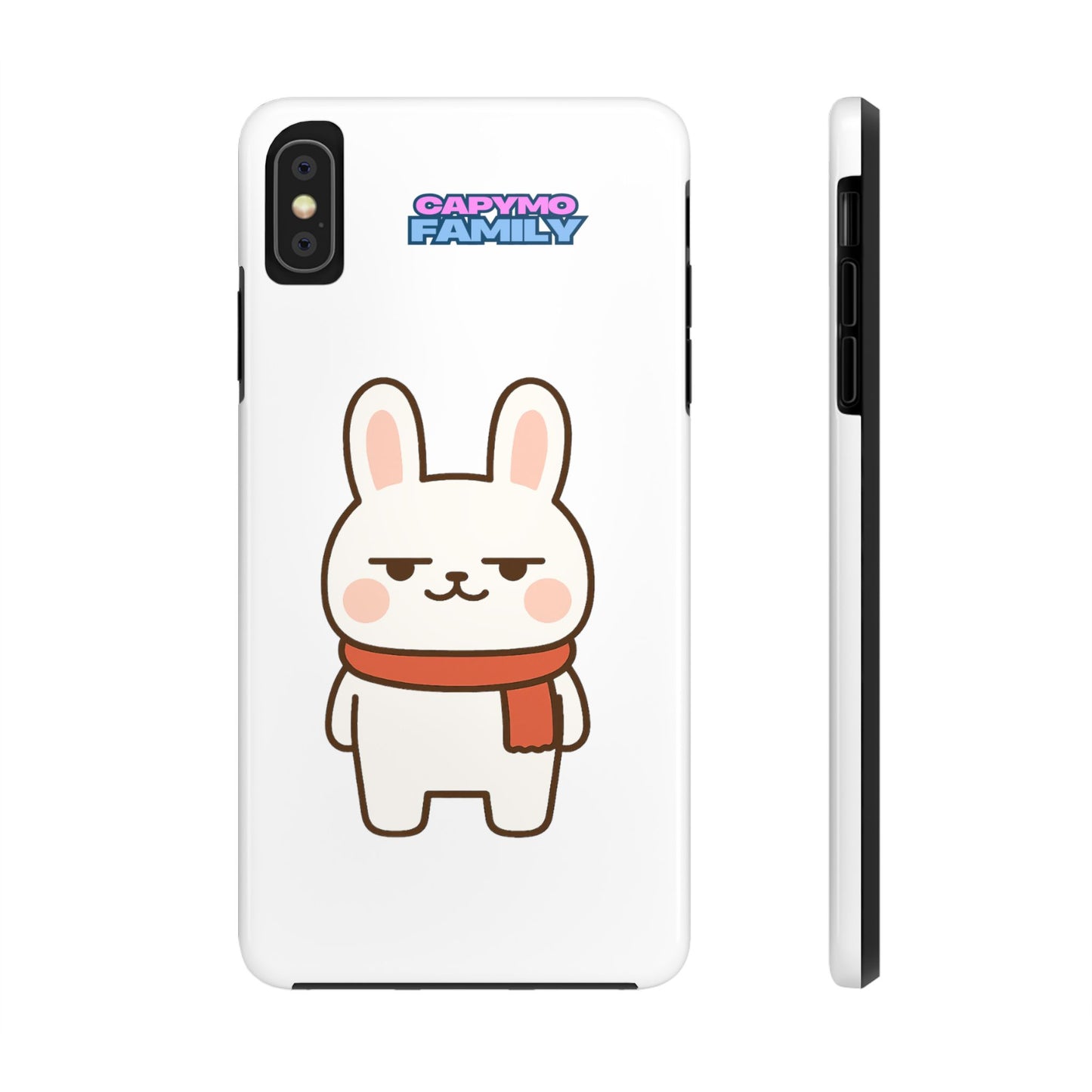 Capymo Family Cute Cartoon Bunny Tough Phone Case –"Toto" The Bunny Phone Case