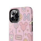 Capymo Family Kawaii Magic Snack Phone Case – Pastel Candy, Popcorn & Cookie Pattern Cover