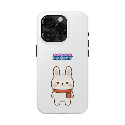 Capymo Family Cute Cartoon Bunny Tough Phone Case –"Toto" The Bunny Phone Case