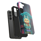 Capymo Family Cute Bunny Phone Case - Cyber Umbrella Bunny "Toto" Phone Case