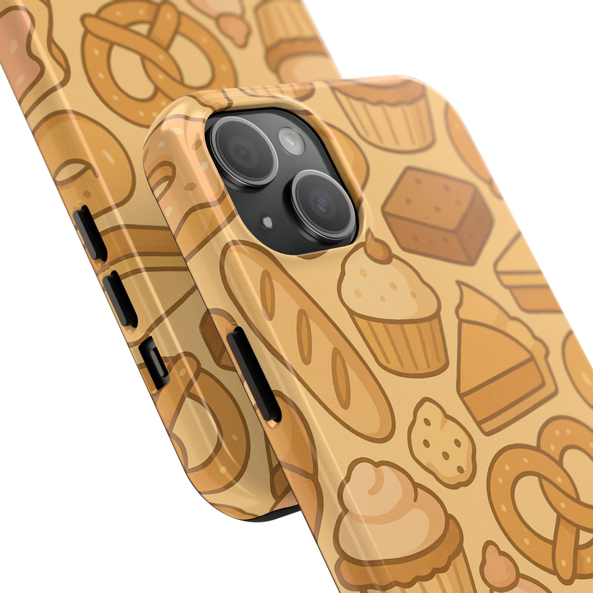 Capymo Family Kawaii Dessert Phone Case – Cute Aesthetic iPhone Cover with Pastry & Sweets Pattern