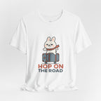 Capymo Family Adventurous Bunny Graphic Tee | Family Travel Shirt, Cute Animal T-Shirt, Fun Summer Outfit, Gift for Travelers, Vacation Wear