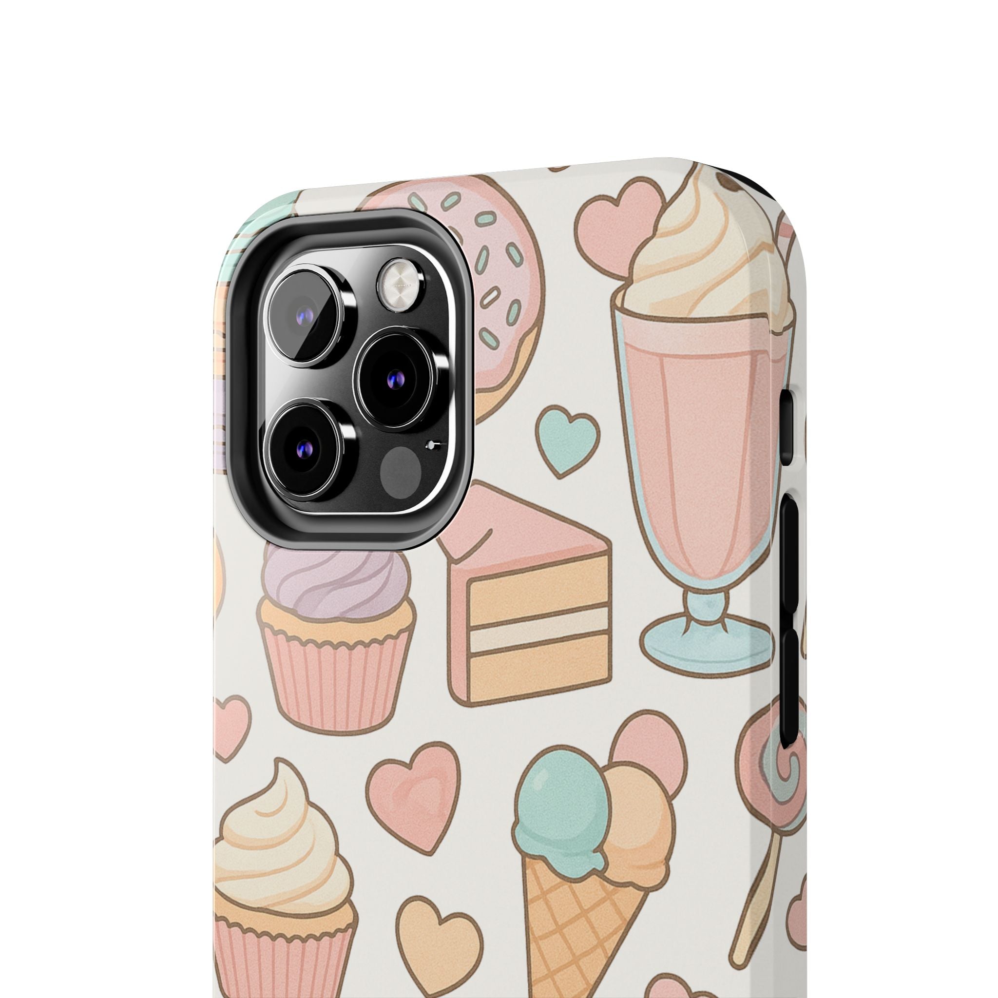 Capymo Family Kawaii Dessert Phone Case – “Sweet Tooth Collection” Ice Cream, Cake, and Candy Cute Pastel Design
