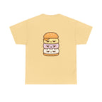 Capymo Family Cute Cartoon Family Tee, Unisex Graphic T-Shirt, Gifts for Animal Lovers, Funny Casual Wear, Birthday and Holiday Apparel