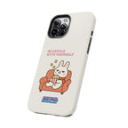 Capymo Family “Be Gentle With Yourself” Phone Case – Cozy Bunny Self-Care Quote Cover