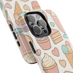 Capymo Family Kawaii Dessert Phone Case – “Sweet Tooth Collection” Ice Cream, Cake, and Candy Cute Pastel Design