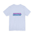 Capymo Family Starry Sky Night Vibrant Bunny Graphic Tee, Fun and Whimsical Short Sleeve Shirt, Perfect for Family Gatherings, Easter, or Everyday Wear