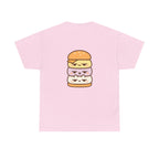 Capymo Family Cute Cartoon Family Tee, Unisex Graphic T-Shirt, Gifts for Animal Lovers, Funny Casual Wear, Birthday and Holiday Apparel