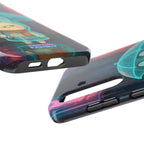 Capymo Family Cute Bunny Phone Case - Cyber Umbrella Bunny "Toto" Phone Case