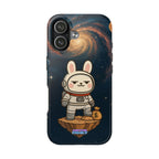 Capymo Family Cute Cartoon Bunny Tough Phone Case –Cute Astronaut  Bunny "Toto" Phone Case