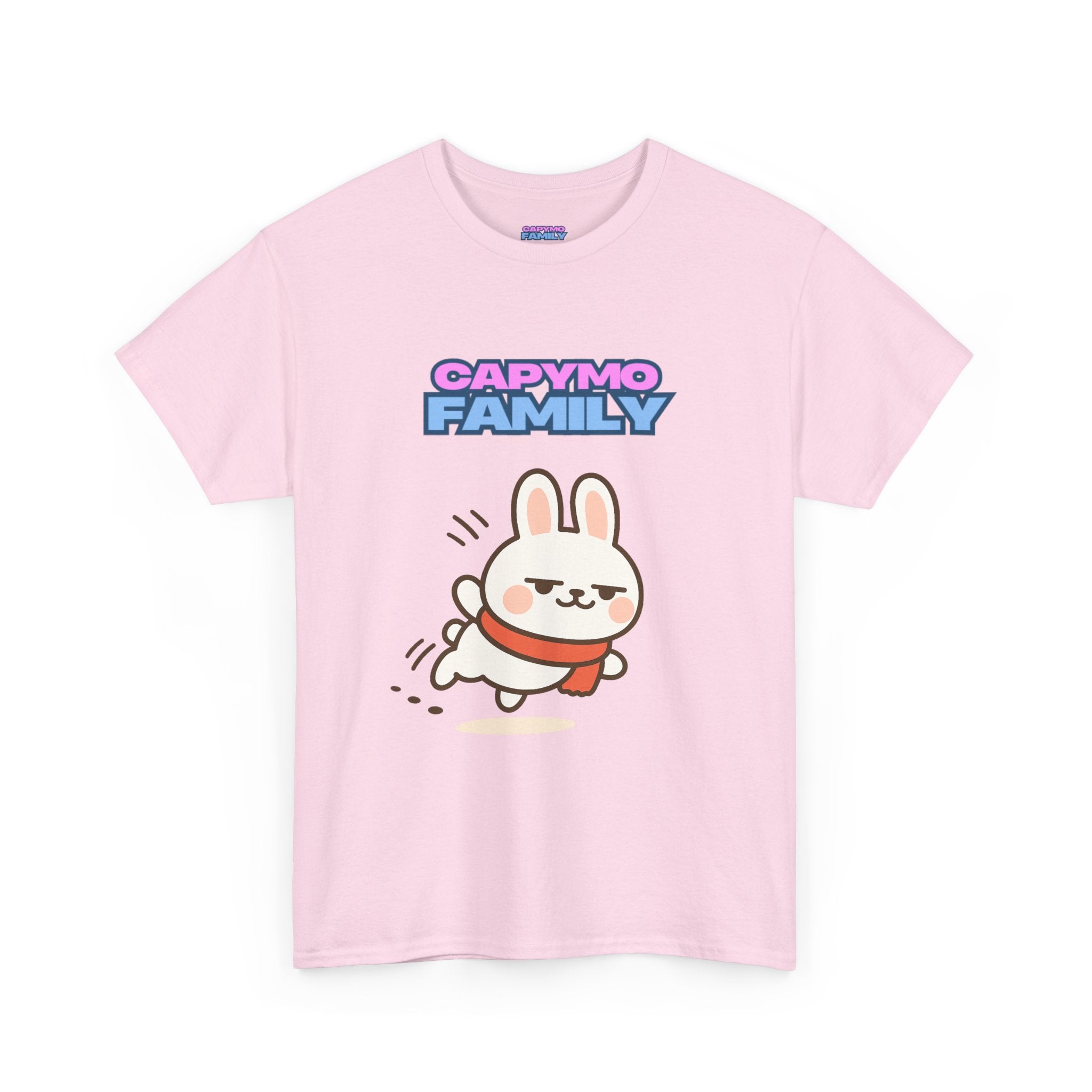 Capymo Family Themed Cute Animal Tee, Cute Cartoon T-Shirt, Bunny Graphic Tee, Funny Family Shirt, Adorable Unisex Cotton Tee