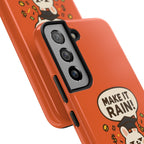 Capymo Family Playful Cute Cartoon Bunny Tough Phone Case –"Make It Rain" Bunny "Toto" Phone Case