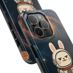 Capymo Family Cute Cartoon Bunny Tough Phone Case –Cute Astronaut  Bunny "Toto" Phone Case