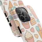 Capymo Family Kawaii Dessert Phone Case – “Sweet Tooth Collection” Ice Cream, Cake, and Candy Cute Pastel Design