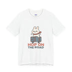 Capymo Family Adventurous Bunny Graphic Tee | Family Travel Shirt, Cute Animal T-Shirt, Fun Summer Outfit, Gift for Travelers, Vacation Wear
