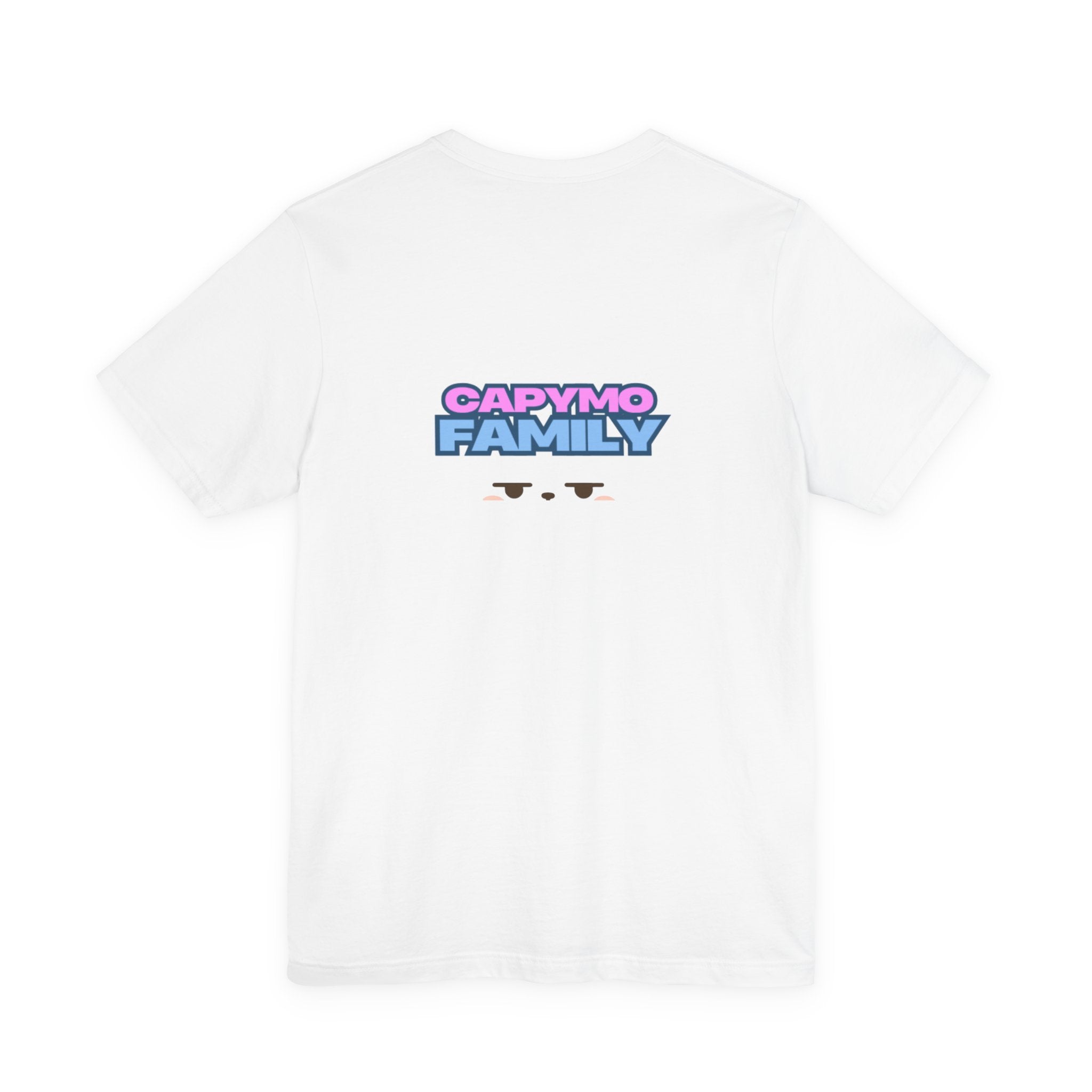 Capymo Family Cute Bunny Music Unisex Tee, Soft Beats Only, Gift for Music Lovers, Relaxed Fit T-Shirt, Animal Lover Apparel, Casual Wear