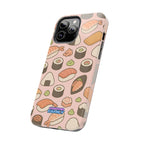 Capymo Family Kawaii Sushi Phone Case – Cute Sushi Pattern Phone Case