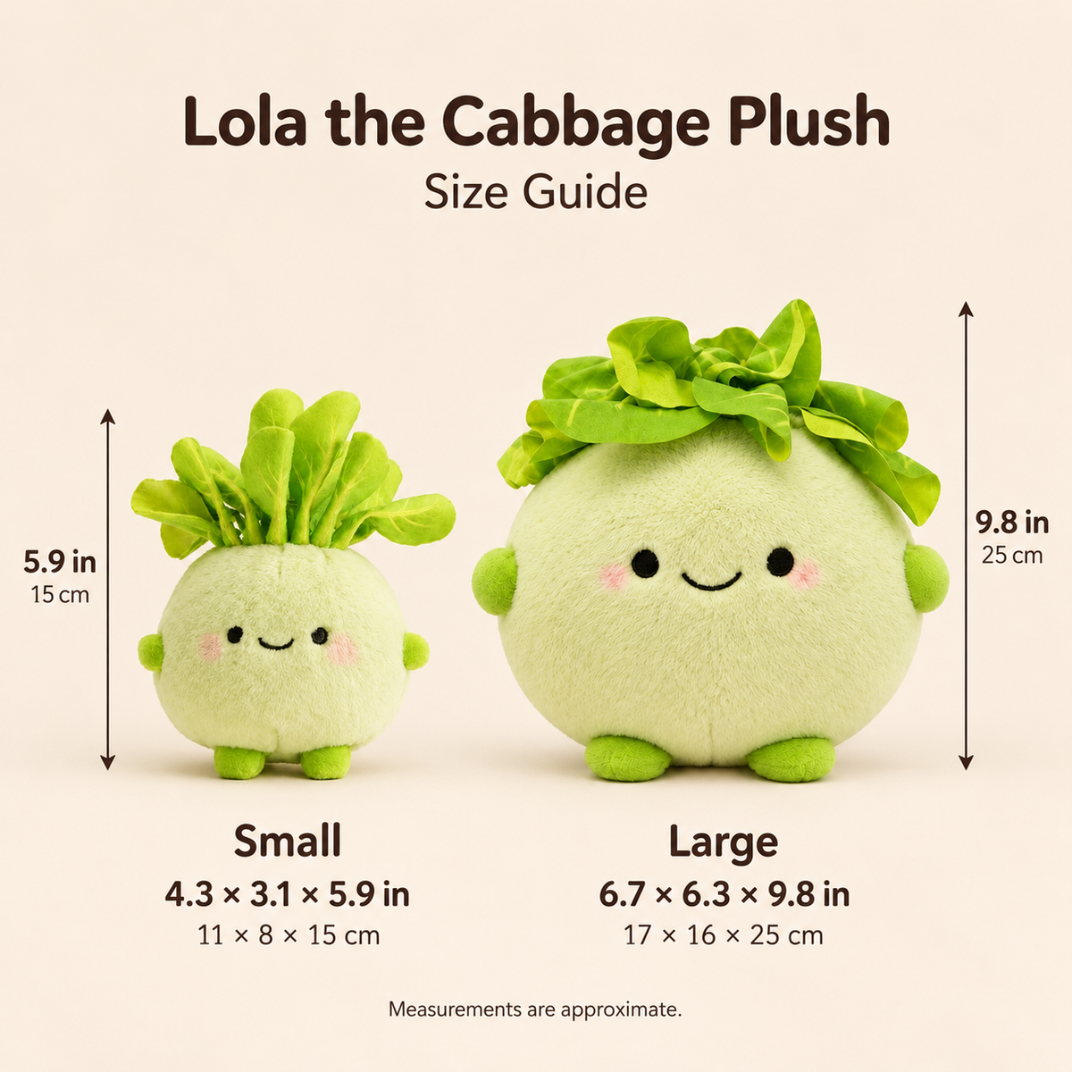 Lola the Cabbage Plush