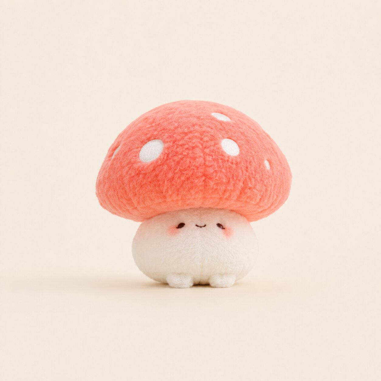 Milo -The Mushroom – Whimsical Mushroom Plush Charm