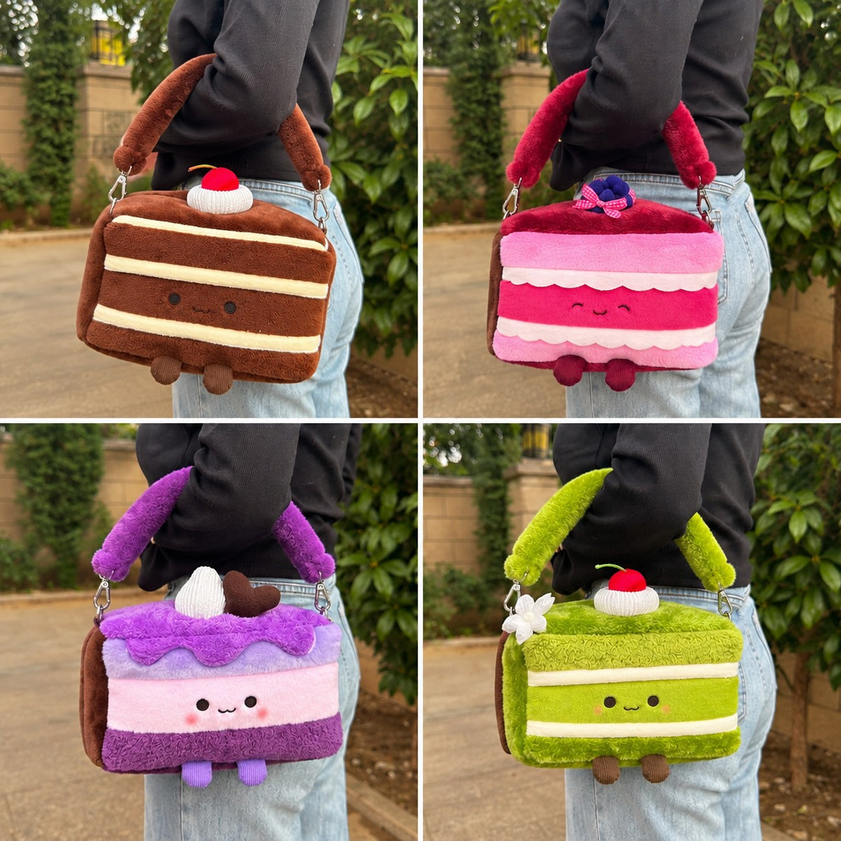 Cake Plush Crossbody Bag