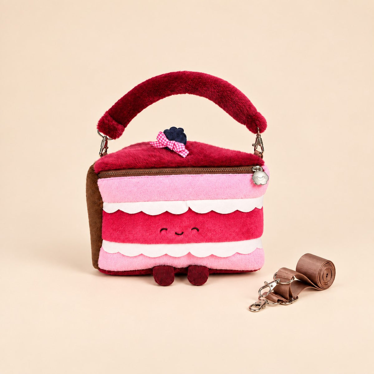 Cake Plush Crossbody Bag