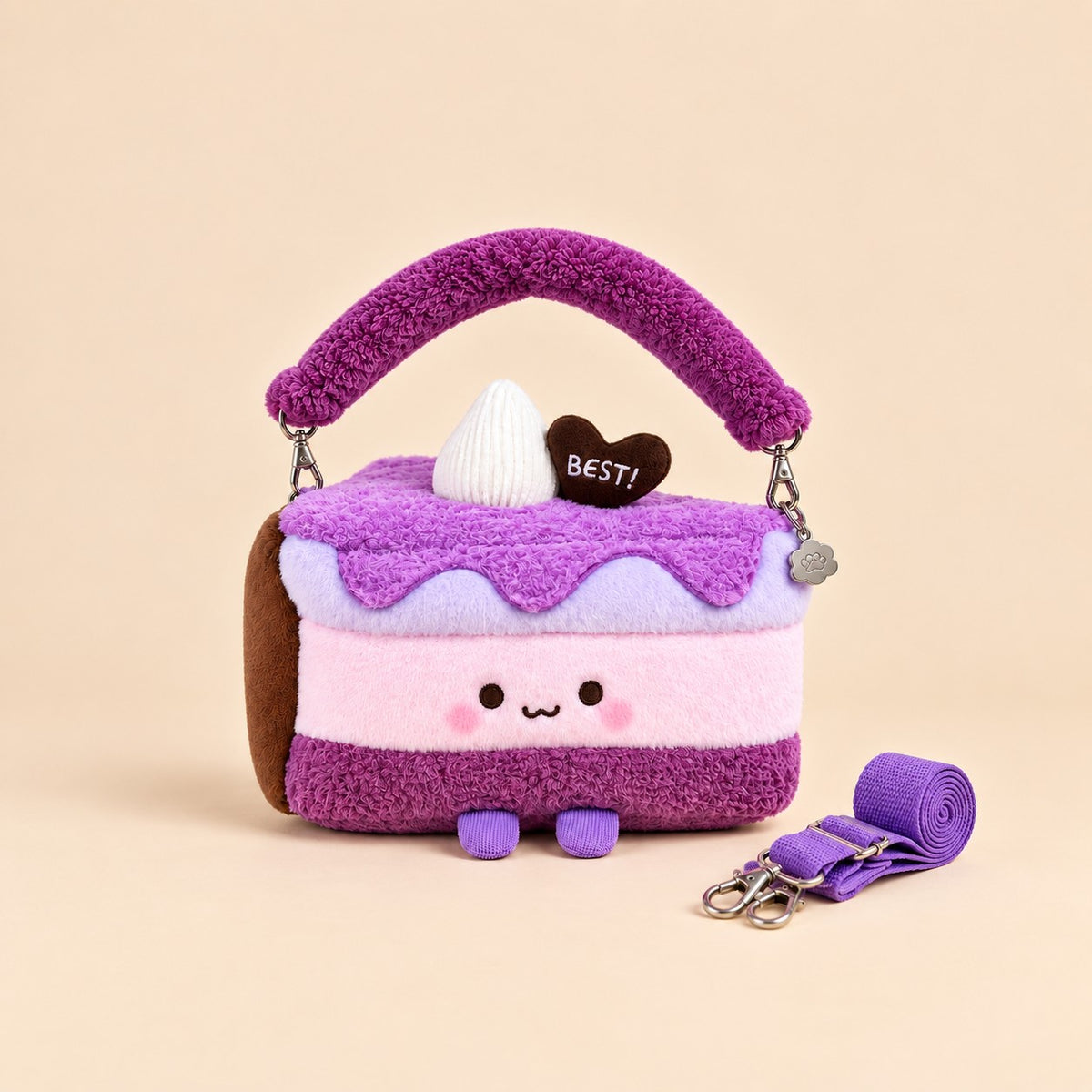 Cake Plush Crossbody Bag