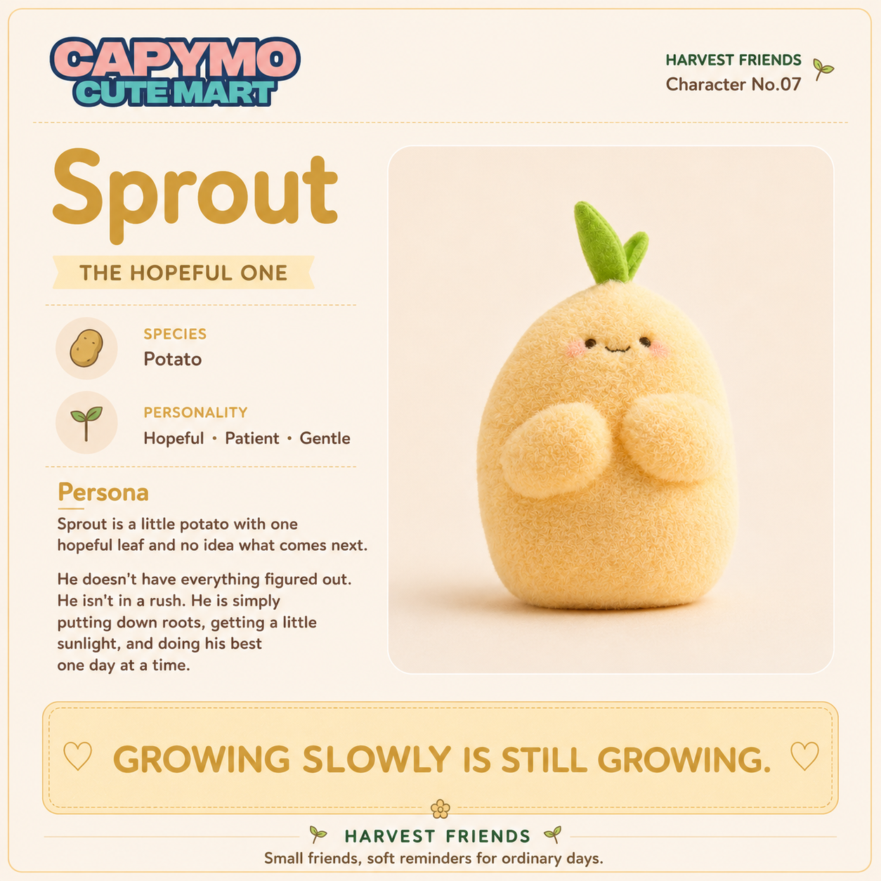 Sprout the Potato Plush