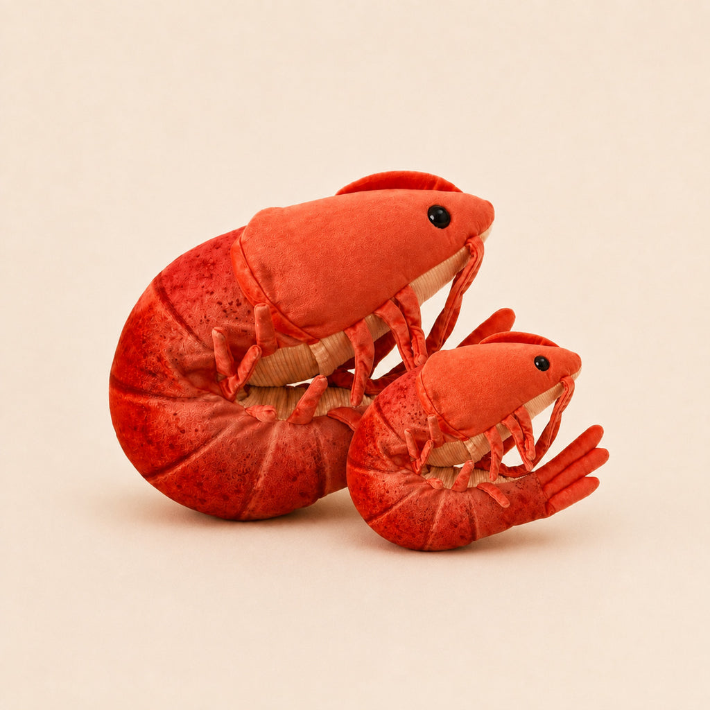 Sunny Sr. — The Ridiculously Lovable Shrimp Plush duo