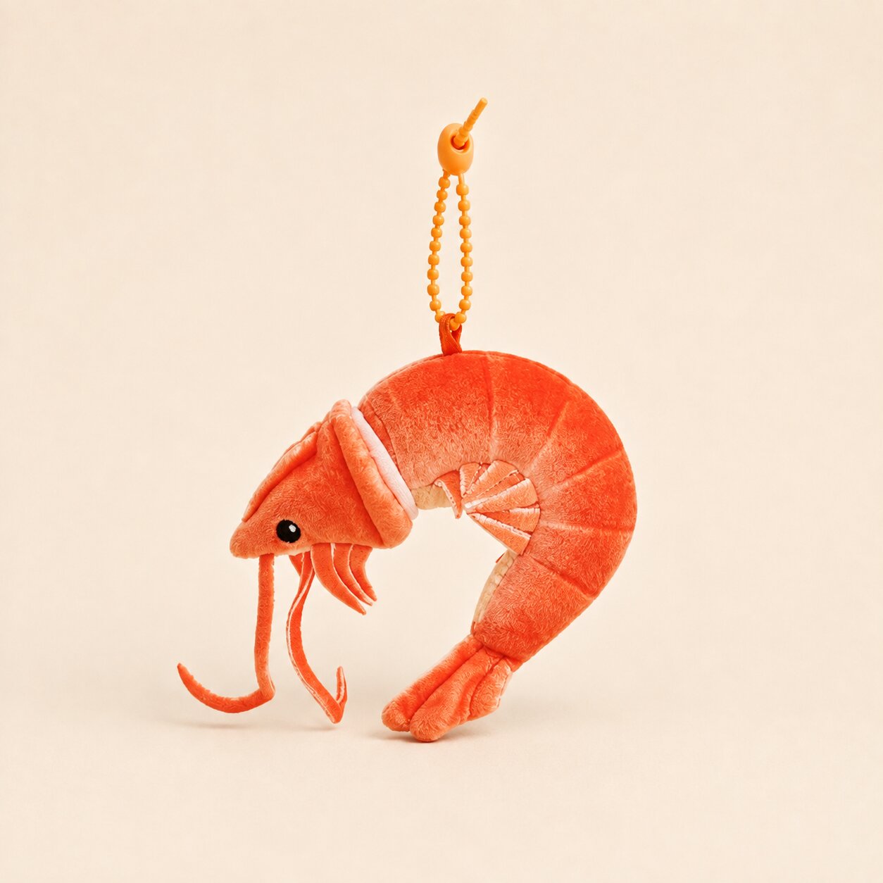 Sunny jr. -The Shrimp – Gekochter Garnelen-Plüsch-Charm