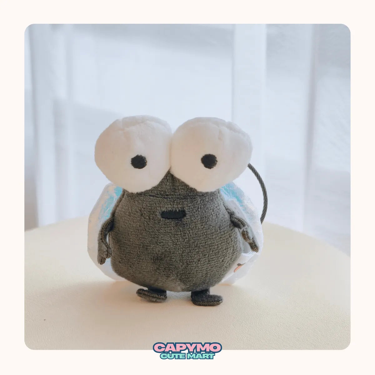 Bugsy -The Googly – 3.1 inch Mini Googly‑Eyed Plush Keychain& Magnet