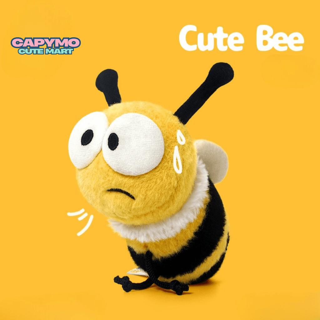 Capymo Cute Mart | Cute Bee Plush Toy | Kawaii Bumblebee Stuffed Animal - Capymo Cute Mart operated by Glitify LLC
