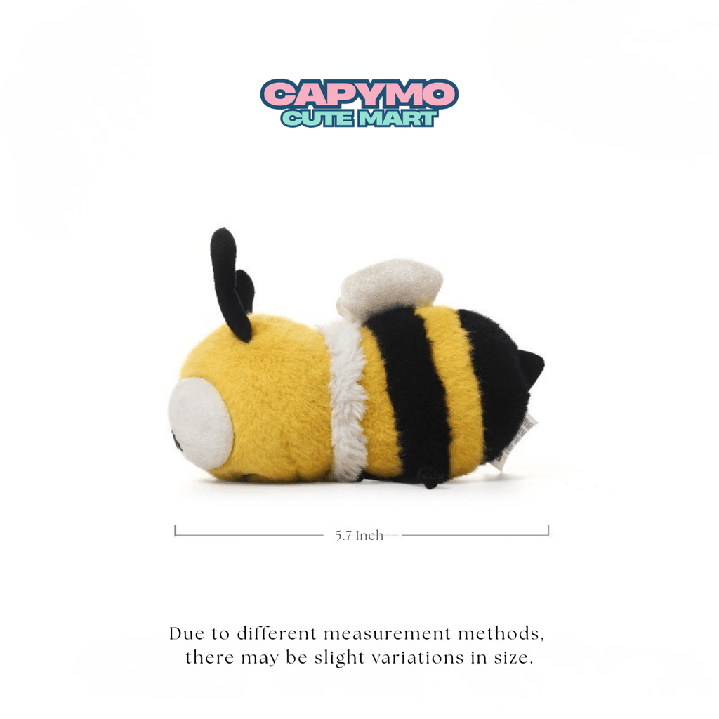 Capymo Cute Mart | Cute Bee Plush Toy | Kawaii Bumblebee Stuffed Animal - Capymo Cute Mart operated by Glitify LLC