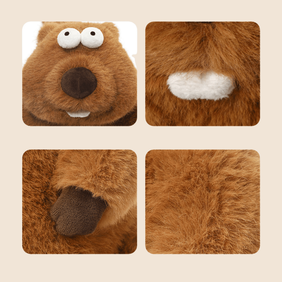 Capymo Cute Mart | Cute Marmot Plush Toy | Chubby Groundhog Stuffed Animal - Capymo Cute Mart operated by Glitify LLC