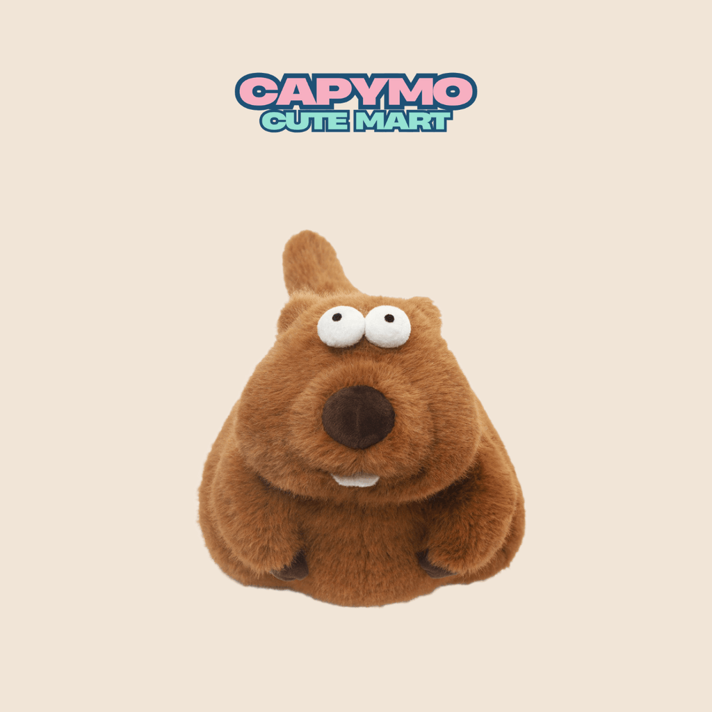 Capymo Cute Mart | Cute Marmot Plush Toy | Chubby Groundhog Stuffed Animal - Capymo Cute Mart operated by Glitify LLC