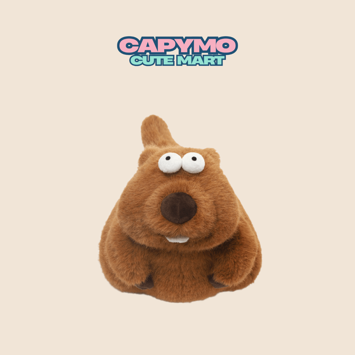 Capymo Cute Mart | Cute Marmot Plush Toy | Chubby Groundhog Stuffed Animal - Capymo Cute Mart operated by Glitify LLC