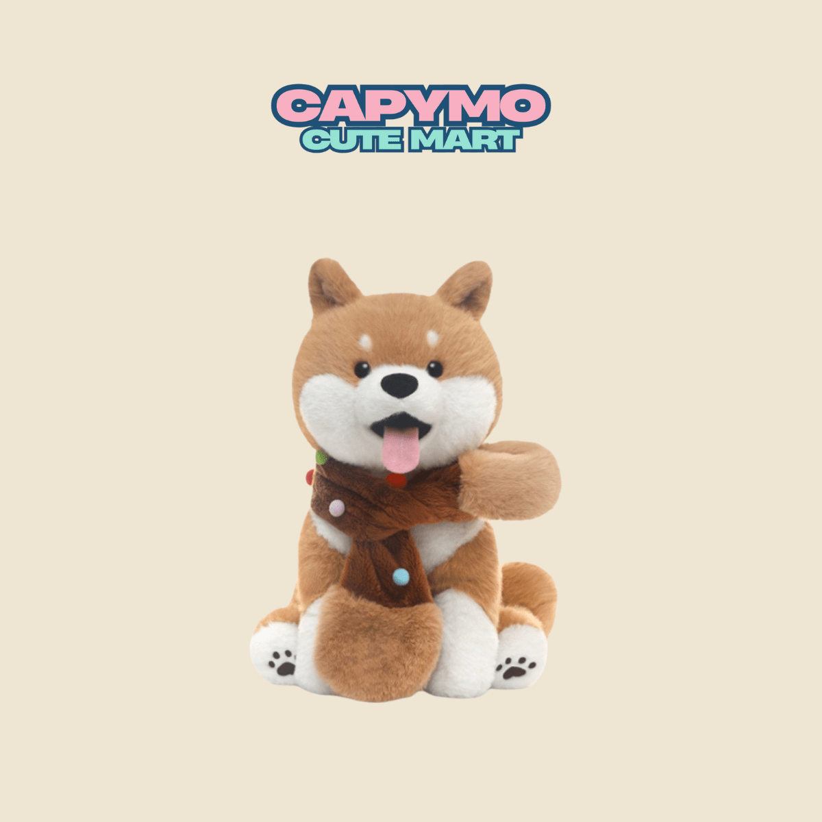 Capymo Cute Mart | Cute Shiba Dog Plush Toy | Kawaii Puppy Plush Doll - Capymo Cute Mart operated by Glitify LLC