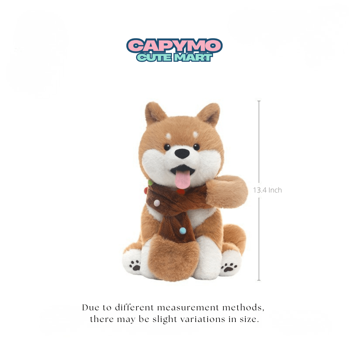 Capymo Cute Mart | Cute Shiba Dog Plush Toy | Kawaii Puppy Plush Doll - Capymo Cute Mart operated by Glitify LLC