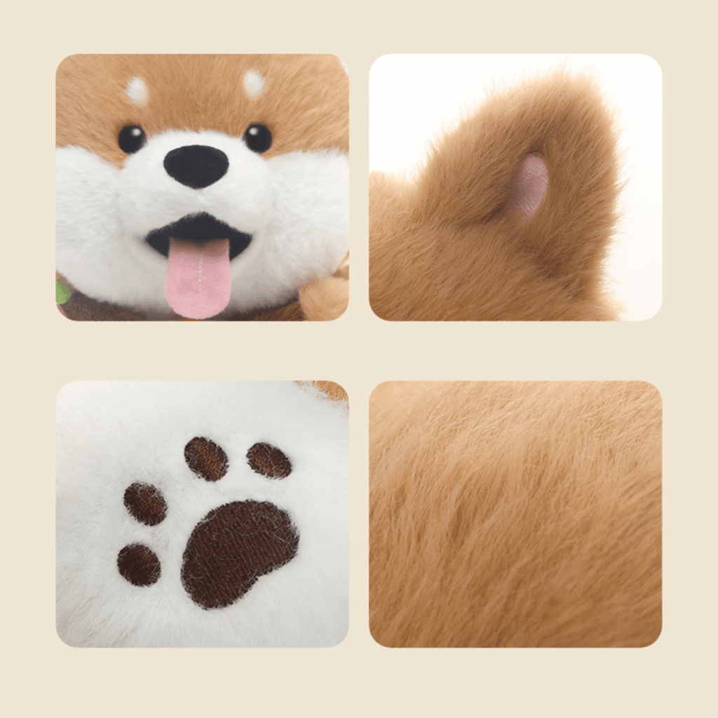 Capymo Cute Mart | Cute Shiba Dog Plush Toy | Kawaii Puppy Plush Doll - Capymo Cute Mart operated by Glitify LLC