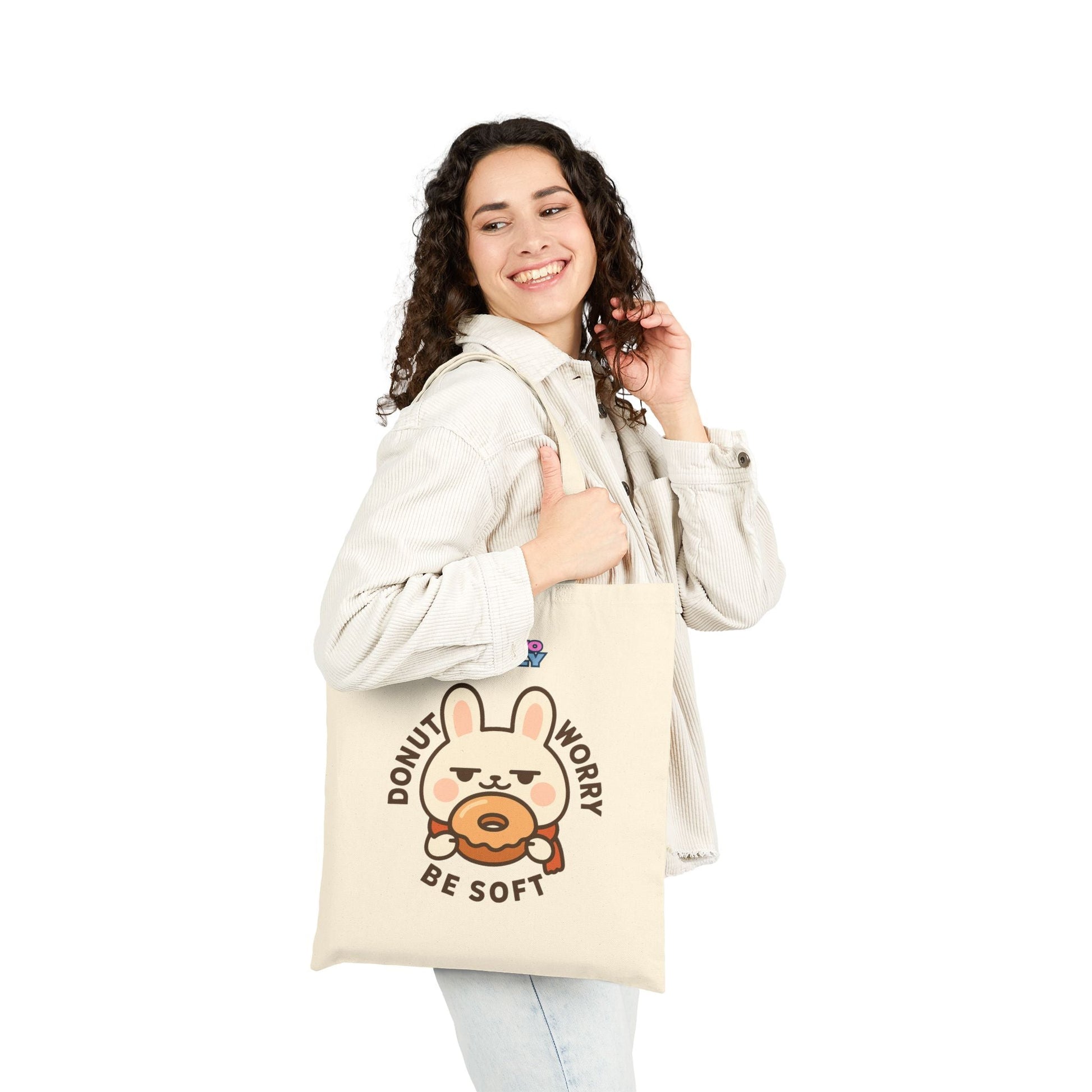 Capymo Family Cute Animal Tote Bag - Donut Worry Be Soft & Hop On the Road, Eco - Friendly Shopping Bag, Gift for Animal Lovers, Travel Tote, Spring & [...] - Capymo Family