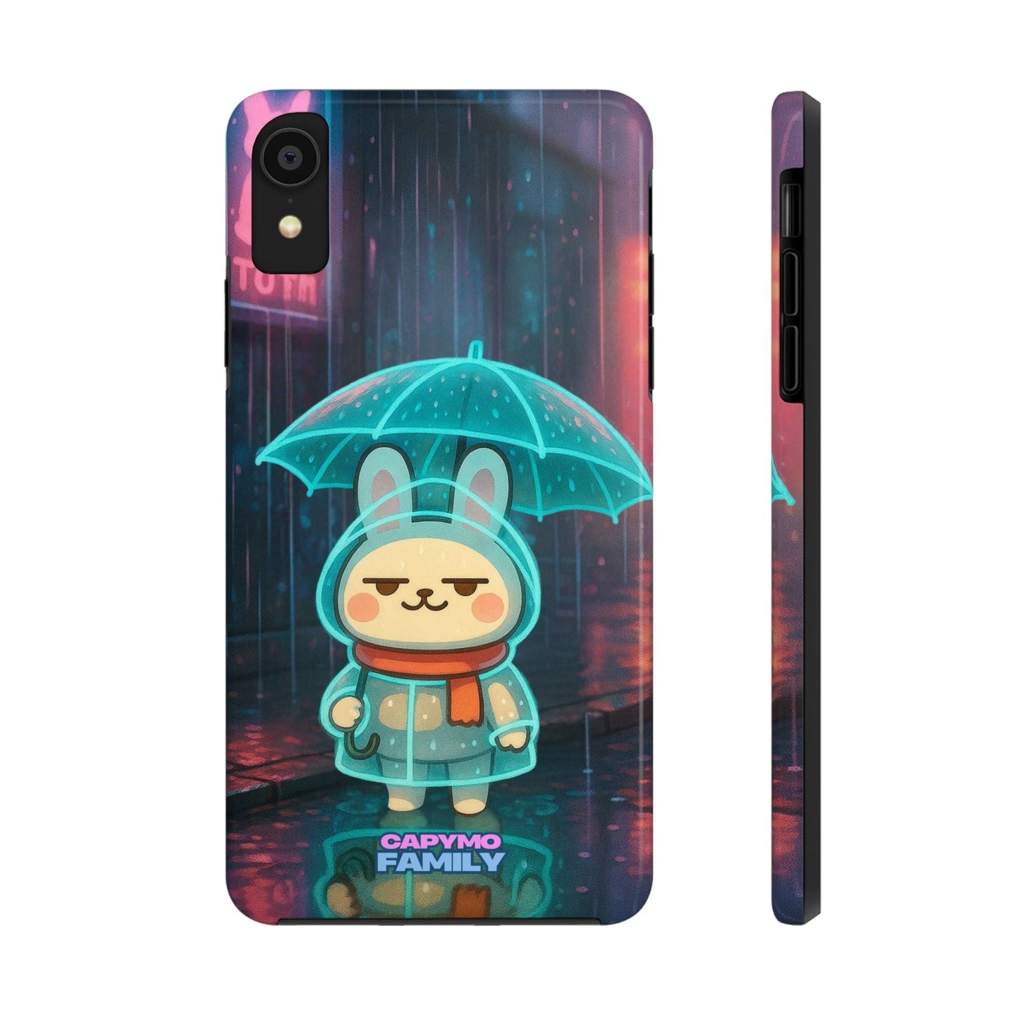 Capymo Family Cute Bunny Phone Case - Cyber Umbrella Bunny "Toto" Phone Case - Capymo Family