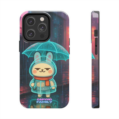 Capymo Family Cute Bunny Phone Case - Cyber Umbrella Bunny "Toto" Phone Case - Capymo Family