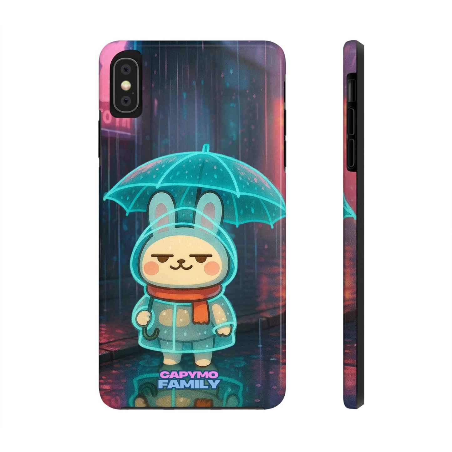 Capymo Family Cute Bunny Phone Case - Cyber Umbrella Bunny "Toto" Phone Case - Capymo Family