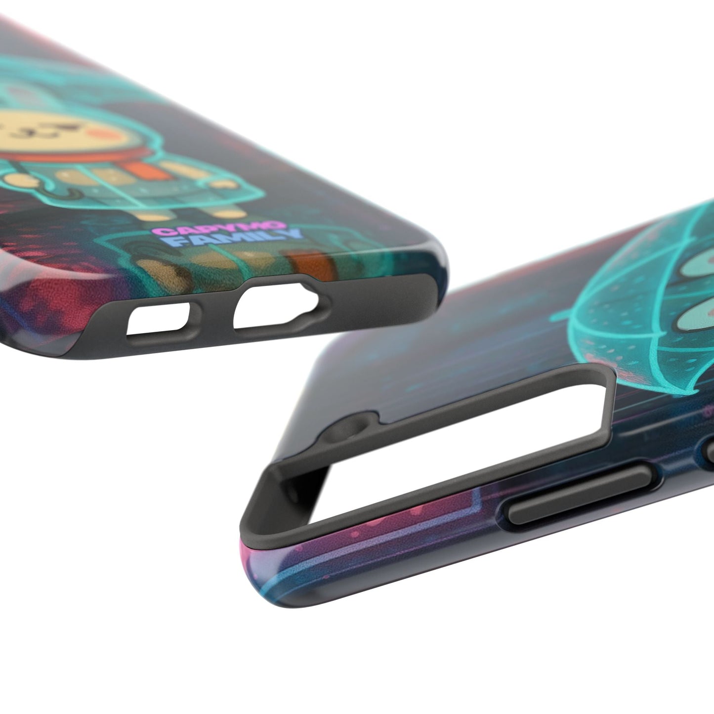 Capymo Family Cute Bunny Phone Case - Cyber Umbrella Bunny "Toto" Phone Case - Capymo Family
