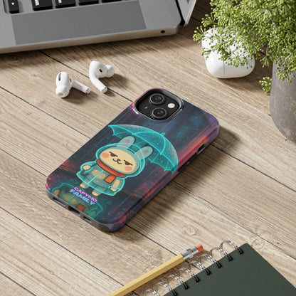 Capymo Family Cute Bunny Phone Case - Cyber Umbrella Bunny "Toto" Phone Case - Capymo Family