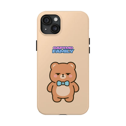 Capymo Family Cute Cartoon Bear Tough Phone Case –"Bobo" The Bear Phone Case - Capymo Family
