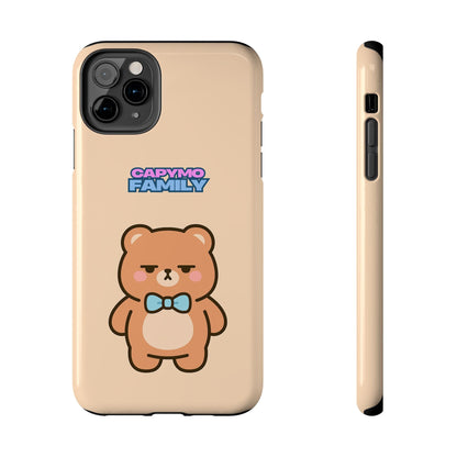 Capymo Family Cute Cartoon Bear Tough Phone Case –"Bobo" The Bear Phone Case - Capymo Family